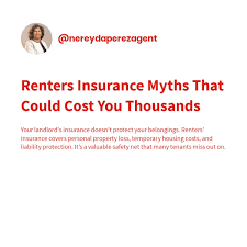 Renter's Insurance Myths That Could Cost You Everything